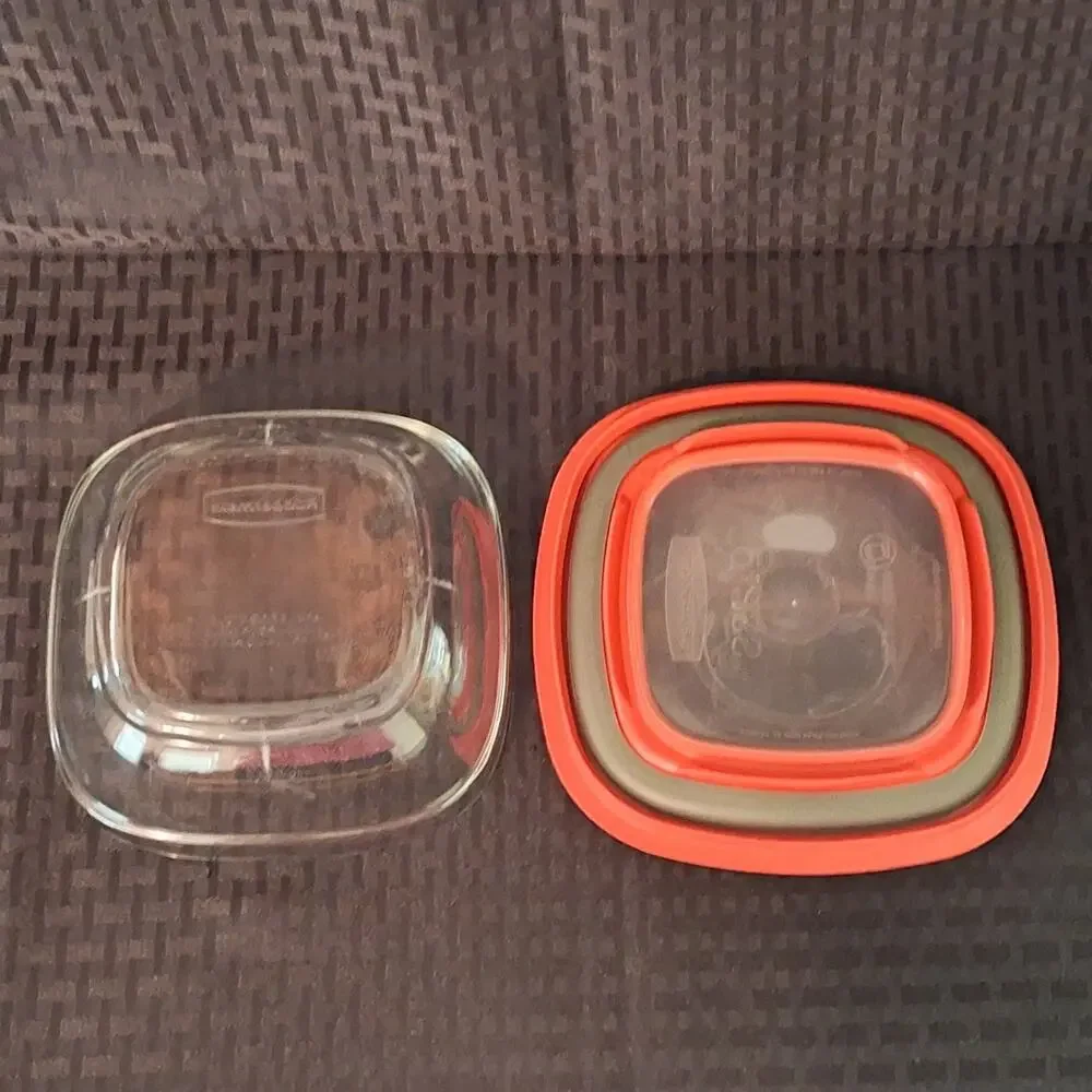 Rubbermaid GLASS Food Container 2.5 Cups MADE IN USA